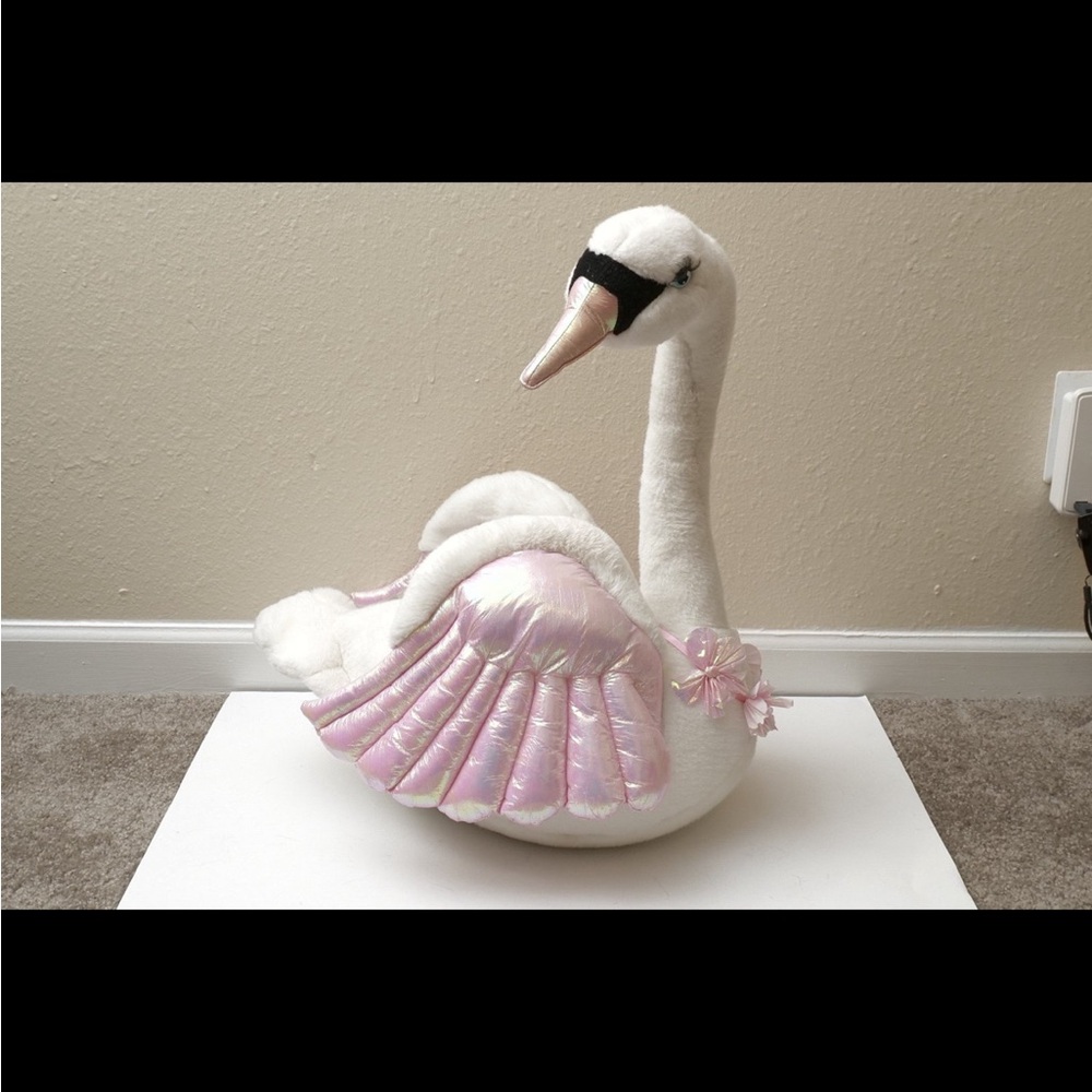 21inch Mattel Barbie Swan Lake Odette Swan Stuffed Plush RARE Large 2003